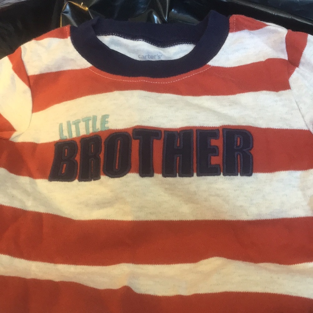 Carters little brother long sleeved one piece 24m